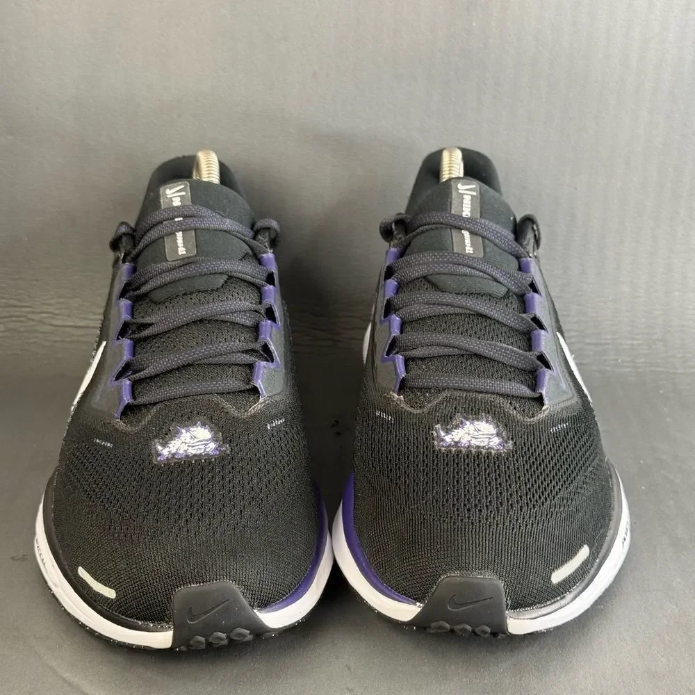 Nike Black TCU Horned Frogs Zoom Pegasus 41 athletic shoes men’s  size 8